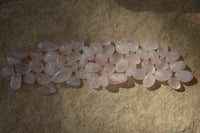 Polished Mini Craft Rose Quartz Tumble Stones - Sold per 500 g - From Namibia