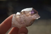 Natural Window Amethyst Quartz Crystals  x 12 From Chiredzi, Zimbabwe - Toprock Gemstones and Minerals 