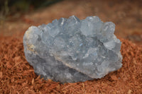 Natural Blue Celestite Crystal Specimens  x 5 From Sakoany, Madagascar - Toprock Gemstones and Minerals 