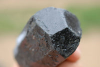 Natural Large Affordable Alluvial Black Tourmaline Crystals x 12 From Zimbabwe - TopRock