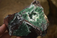 Natural Rare Ball Malachite On Drusy Quartz & Dolomite Matrix  x 3 From Likasi, Congo - Toprock Gemstones and Minerals 