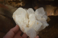 Natural "Cathedral Window" Candle Quartz Formations  x 3 From Madagascar