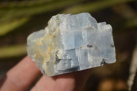 Natural New Sky Blue Calcite Specimens  x 24 From Spitzkop, Namibia