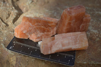 Natural New Sunset Orange Calcite Specimens  x 24 From Spitzkop, Namibia