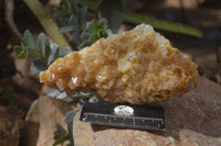 Natural Limonite Quartz Clusters x 2 From Solwezi, Zambia