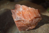 Natural New Sunset Orange Calcite Specimens  x 12 From Spitzkop, Namibia