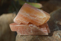 Natural New Sunset Orange Calcite Specimens  x 24 From Spitzkop, Namibia