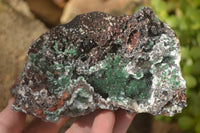 Natural Rare Ball Malachite On Drusy Quartz & Dolomite Matrix  x 3 From Likasi, Congo - Toprock Gemstones and Minerals 