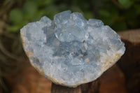 Natural Blue Celestite Crystal Specimens  x 5 From Sakoany, Madagascar - Toprock Gemstones and Minerals 