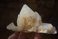 Natural "Cathedral Window" Candle Quartz Formations  x 3 From Madagascar