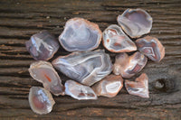 Polished Red Sache River Agate Nodules x 12 From Sashe River, Zimbabwe