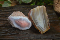 Polished River Agate Nodules  x 6 From Zimbabwe