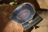 Polished Red Sache River Agate Nodules x 4 From Sashe River, Zimbabwe