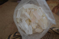 Natural Small Clear Madagascar Quartz Crystals  - Sold per 1 kg - From Madagascar - TopRock