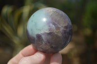 Polished Purple Lepidolite Spheres  x 6 From Madagascar - Toprock Gemstones and Minerals 