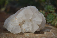 Natural "Cathedral Window" Candle Quartz Formations  x 3 From Madagascar