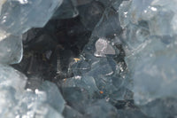 Polished Crystal Centred Blue Celestite Geodes  x 2 From Sakoany, Madagascar