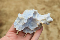 Natural Etched Blue Chalcedony Agate Specimens  x 12 From Nsanje, Malawi - TopRock