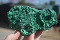 Natural Chatoyant Silky Malachite Specimens  x 2 From Kasompe, Congo - Toprock Gemstones and Minerals 