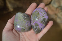 Polished Stichtite & Serpentine Free Forms x 6 From Barberton, South Africa