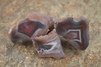 Polished Red Sache River Agate Nodules x 12 From Sashe River, Zimbabwe