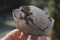 Polished Mixed Selection Of Window Quartz Crystals x 4 From Madagascar