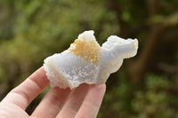 Natural Etched Blue Chalcedony Agate Specimens  x 12 From Nsanje, Malawi - TopRock