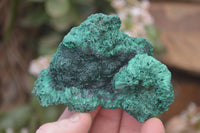 Natural Chatoyant Silky Malachite Specimens  x 4 From Kasompe, Congo