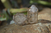 Natural Mixed Clear & Smokey Brandberg Quartz Crystals x 20 From Brandberg, Namibia