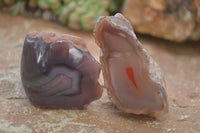 Polished Red Sache River Agate Nodules x 12 From Sashe River, Zimbabwe