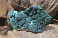 Natural Botryoidal Malachite Specimens  x 3 From Kolwezi, Congo