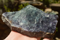 Polished Semi Translucent Watermelon Fluorite Slices x 3 From Uis, Namibia - TopRock