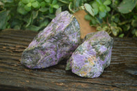 Natural Rough Stichtite & Serpentine Specimens  x 3 From Barberton, South Africa - Toprock Gemstones and Minerals 