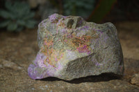 Natural Rough Stichtite & Serpentine Specimens x 4 From Barberton, South Africa