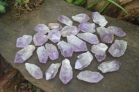 Natural Single Jacaranda Amethyst Crystals  x 35 From Zambia - Toprock Gemstones and Minerals 