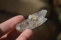 Natural Mixed Clear & Smokey Brandberg Quartz Crystals x 20 From Brandberg, Namibia