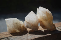 Natural Highly Selected Candle Quartz Crystals  x 12 From Madagascar - Toprock Gemstones and Minerals 