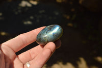 Polished Flashy Labradorite Palm Stones  x 20 From Tulear, Madagascar - TopRock