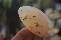 Polished Dendritic Agate Standing Free Forms  x 6 From Moralambo, Madagascar