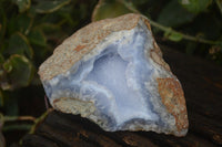 Natural Blue Lace Agate Geode Specimens  x 6 From Nsanje, Malawi - Toprock Gemstones and Minerals 