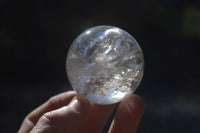 Polished Clear Rock Crystal Quartz Balls  x 6 From Madagascar