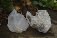 Natural Small Clear Quartz Crystals & Clusters  x 24 From Zambia - Toprock Gemstones and Minerals 