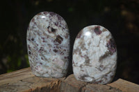 Polished Rubellite In Quartz & Feldspar Matrix  x 3 From Madagascar - Toprock Gemstones and Minerals 