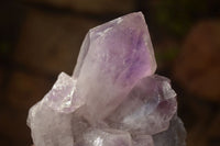 Natural Jacaranda Amethyst Clusters x 2 From Zambia