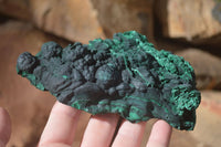 Natural Botryoidal Malachite Specimens  x 3 From Kolwezi, Congo