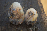 Polished Dendritic Agate Standing Free Forms  x 6 From Moralambo, Madagascar