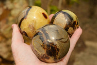 Polished Small Selected Calcite & Aragonite Spheres x 6 From Mahajanga, Madagascar - TopRock