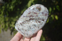 Polished Rubellite In Quartz & Feldspar Matrix  x 3 From Madagascar - Toprock Gemstones and Minerals 