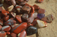 Polished Mini Craft Red Jasper Tumble Stones - Sold per 500 g - From Northern Cape, South Africa