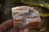 Natural New Sunset Orange Calcite Specimens  x 12 From Spitzkop, Namibia